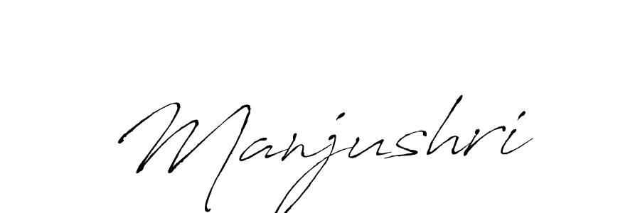 Use a signature maker to create a handwritten signature online. With this signature software, you can design (Antro_Vectra) your own signature for name Manjushri. Manjushri signature style 6 images and pictures png