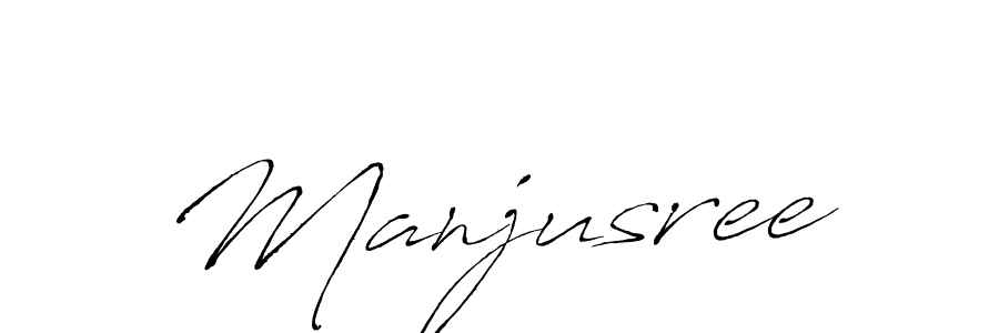 Make a beautiful signature design for name Manjusree. With this signature (Antro_Vectra) style, you can create a handwritten signature for free. Manjusree signature style 6 images and pictures png