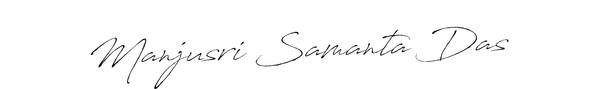 Make a beautiful signature design for name Manjusri Samanta Das. With this signature (Antro_Vectra) style, you can create a handwritten signature for free. Manjusri Samanta Das signature style 6 images and pictures png
