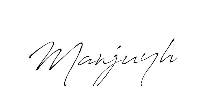 Also we have Manjuyh name is the best signature style. Create professional handwritten signature collection using Antro_Vectra autograph style. Manjuyh signature style 6 images and pictures png