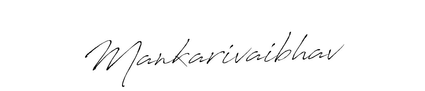 You should practise on your own different ways (Antro_Vectra) to write your name (Mankarivaibhav) in signature. don't let someone else do it for you. Mankarivaibhav signature style 6 images and pictures png