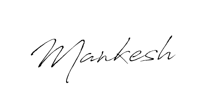 You should practise on your own different ways (Antro_Vectra) to write your name (Mankesh) in signature. don't let someone else do it for you. Mankesh signature style 6 images and pictures png