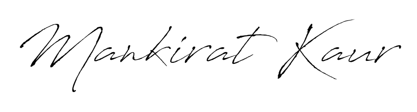Make a beautiful signature design for name Mankirat Kaur. Use this online signature maker to create a handwritten signature for free. Mankirat Kaur signature style 6 images and pictures png