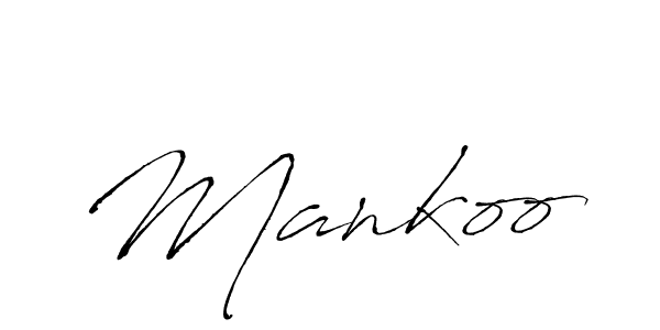 Also we have Mankoo name is the best signature style. Create professional handwritten signature collection using Antro_Vectra autograph style. Mankoo signature style 6 images and pictures png