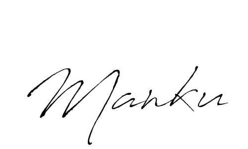 The best way (Antro_Vectra) to make a short signature is to pick only two or three words in your name. The name Manku include a total of six letters. For converting this name. Manku signature style 6 images and pictures png
