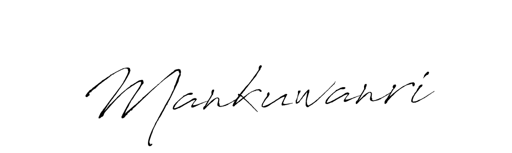 How to make Mankuwanri signature? Antro_Vectra is a professional autograph style. Create handwritten signature for Mankuwanri name. Mankuwanri signature style 6 images and pictures png