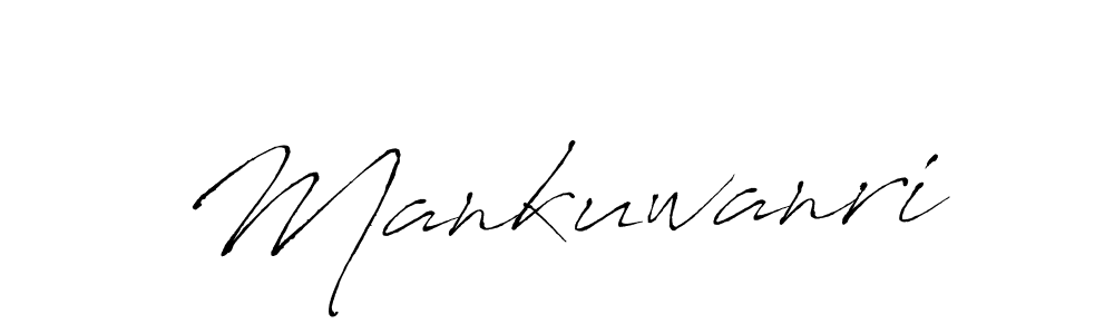 How to make Mankuwanri signature? Antro_Vectra is a professional autograph style. Create handwritten signature for Mankuwanri name. Mankuwanri signature style 6 images and pictures png