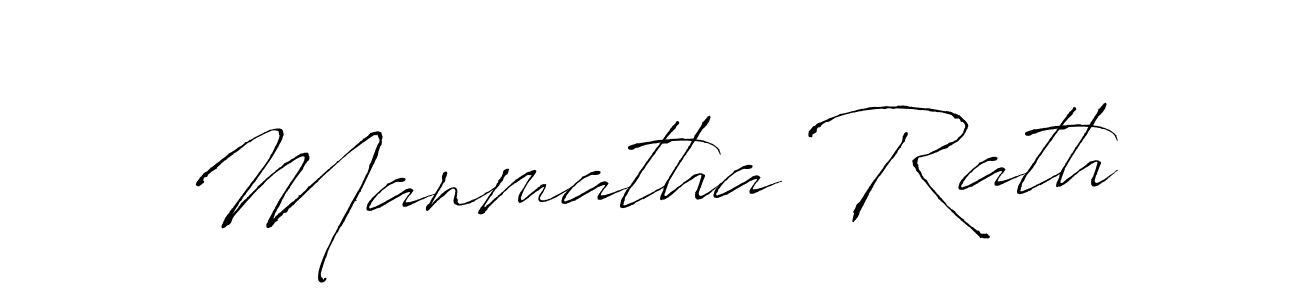 Manmatha Rath stylish signature style. Best Handwritten Sign (Antro_Vectra) for my name. Handwritten Signature Collection Ideas for my name Manmatha Rath. Manmatha Rath signature style 6 images and pictures png