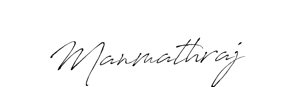 Manmathraj stylish signature style. Best Handwritten Sign (Antro_Vectra) for my name. Handwritten Signature Collection Ideas for my name Manmathraj. Manmathraj signature style 6 images and pictures png