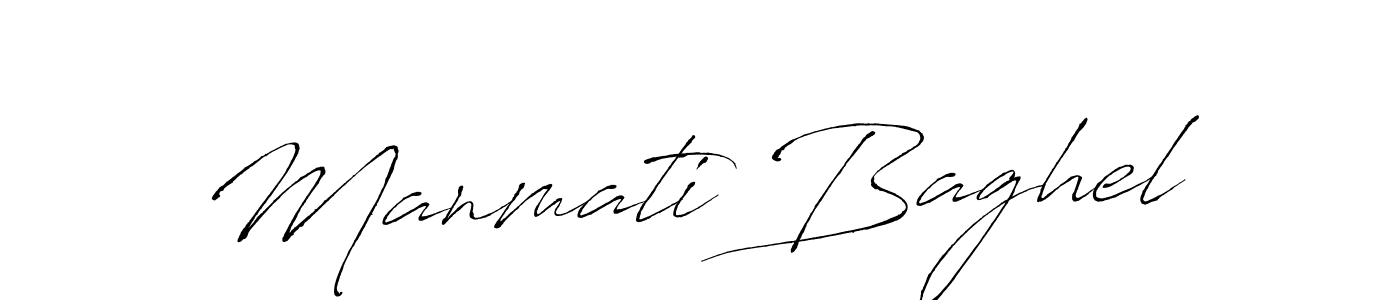 Also we have Manmati Baghel name is the best signature style. Create professional handwritten signature collection using Antro_Vectra autograph style. Manmati Baghel signature style 6 images and pictures png