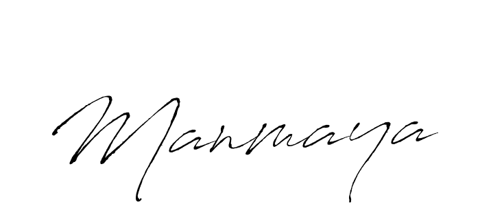 How to make Manmaya signature? Antro_Vectra is a professional autograph style. Create handwritten signature for Manmaya name. Manmaya signature style 6 images and pictures png