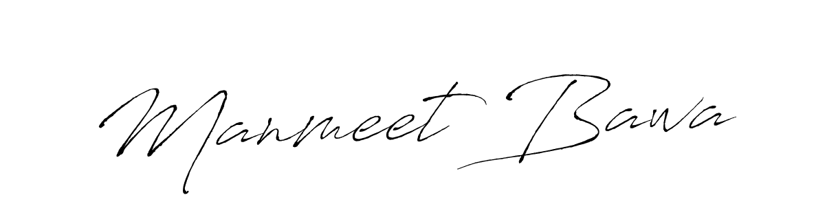 Use a signature maker to create a handwritten signature online. With this signature software, you can design (Antro_Vectra) your own signature for name Manmeet Bawa. Manmeet Bawa signature style 6 images and pictures png