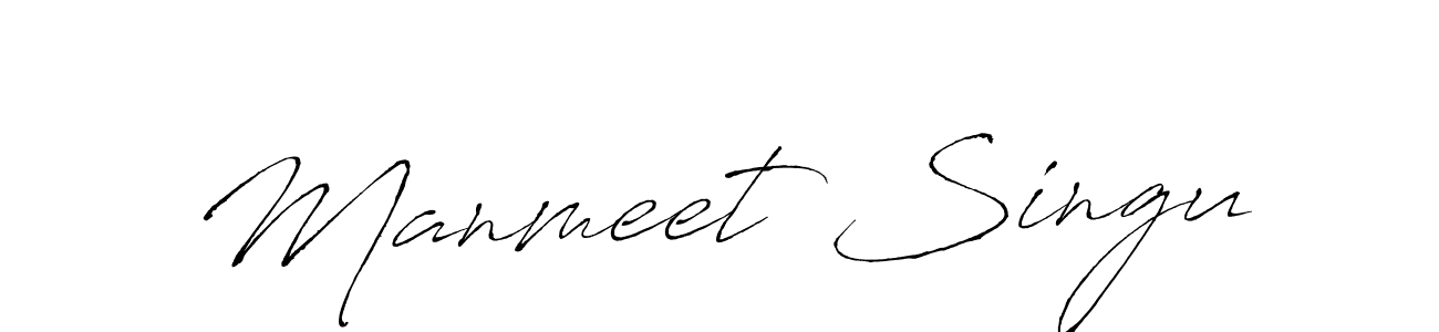 You can use this online signature creator to create a handwritten signature for the name Manmeet Singu. This is the best online autograph maker. Manmeet Singu signature style 6 images and pictures png