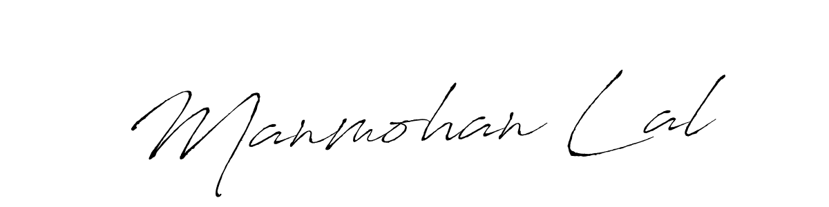 Make a beautiful signature design for name Manmohan Lal. With this signature (Antro_Vectra) style, you can create a handwritten signature for free. Manmohan Lal signature style 6 images and pictures png