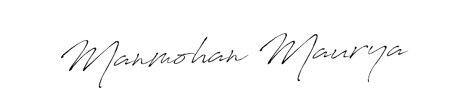 Make a beautiful signature design for name Manmohan Maurya. Use this online signature maker to create a handwritten signature for free. Manmohan Maurya signature style 6 images and pictures png