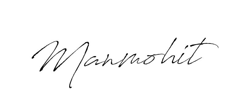 Create a beautiful signature design for name Manmohit. With this signature (Antro_Vectra) fonts, you can make a handwritten signature for free. Manmohit signature style 6 images and pictures png