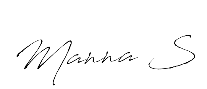 Also we have Manna S name is the best signature style. Create professional handwritten signature collection using Antro_Vectra autograph style. Manna S signature style 6 images and pictures png