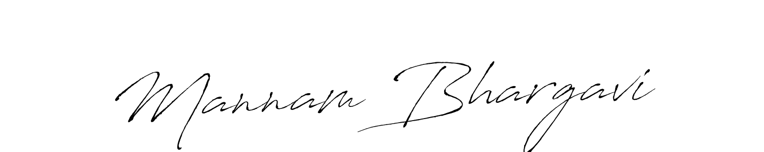 It looks lik you need a new signature style for name Mannam Bhargavi. Design unique handwritten (Antro_Vectra) signature with our free signature maker in just a few clicks. Mannam Bhargavi signature style 6 images and pictures png