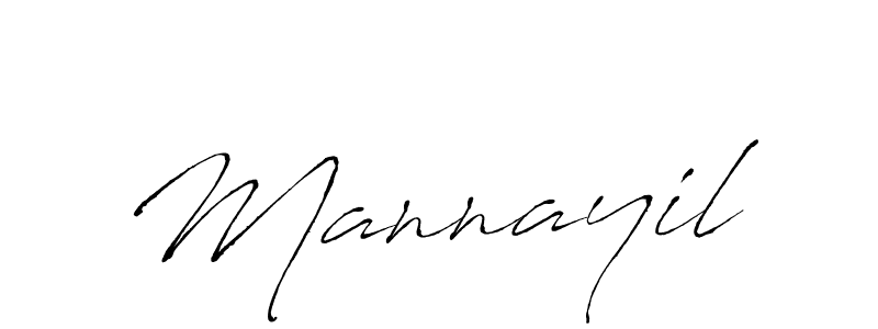 Design your own signature with our free online signature maker. With this signature software, you can create a handwritten (Antro_Vectra) signature for name Mannayil. Mannayil signature style 6 images and pictures png