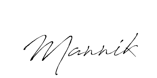 Use a signature maker to create a handwritten signature online. With this signature software, you can design (Antro_Vectra) your own signature for name Mannik. Mannik signature style 6 images and pictures png