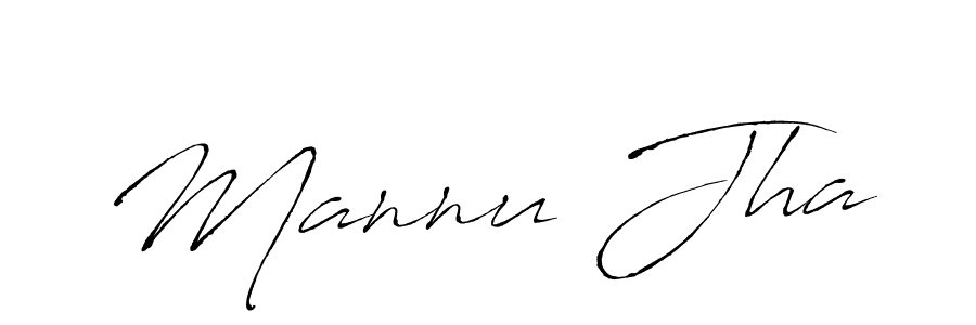 It looks lik you need a new signature style for name Mannu Jha. Design unique handwritten (Antro_Vectra) signature with our free signature maker in just a few clicks. Mannu Jha signature style 6 images and pictures png