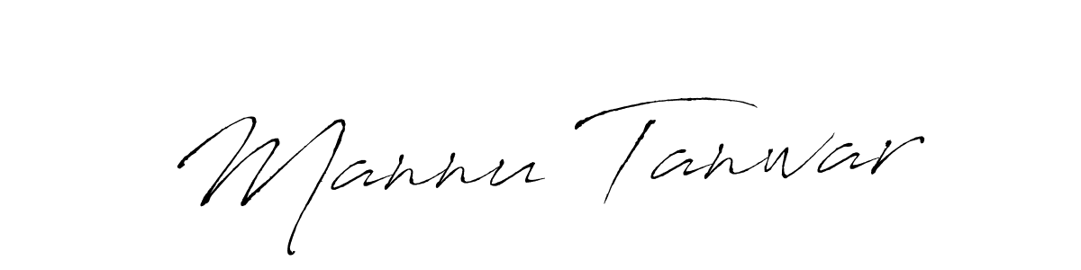 How to make Mannu Tanwar name signature. Use Antro_Vectra style for creating short signs online. This is the latest handwritten sign. Mannu Tanwar signature style 6 images and pictures png