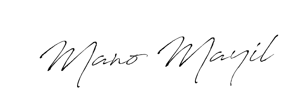 How to make Mano Mayil signature? Antro_Vectra is a professional autograph style. Create handwritten signature for Mano Mayil name. Mano Mayil signature style 6 images and pictures png
