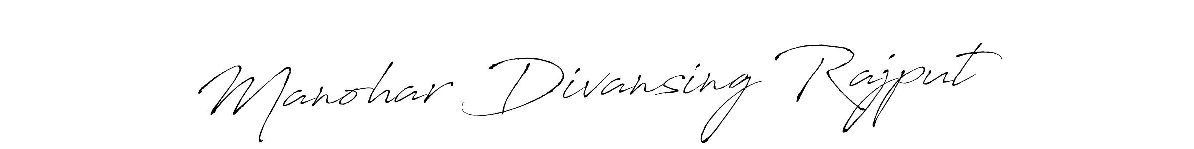 You can use this online signature creator to create a handwritten signature for the name Manohar Divansing Rajput. This is the best online autograph maker. Manohar Divansing Rajput signature style 6 images and pictures png