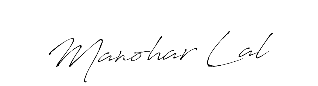 Manohar Lal stylish signature style. Best Handwritten Sign (Antro_Vectra) for my name. Handwritten Signature Collection Ideas for my name Manohar Lal. Manohar Lal signature style 6 images and pictures png