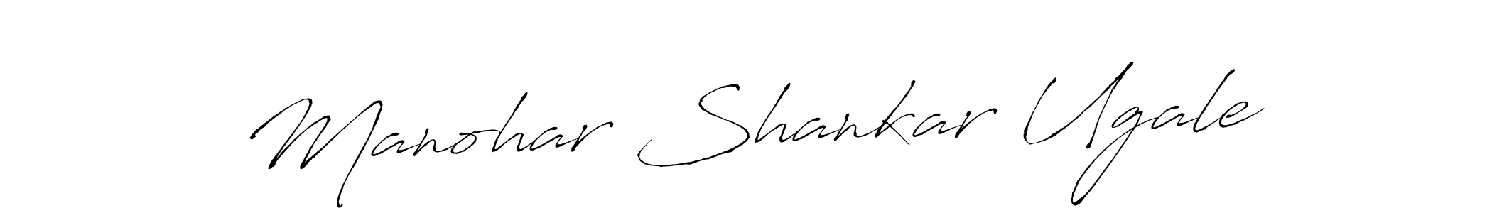Also we have Manohar Shankar Ugale name is the best signature style. Create professional handwritten signature collection using Antro_Vectra autograph style. Manohar Shankar Ugale signature style 6 images and pictures png