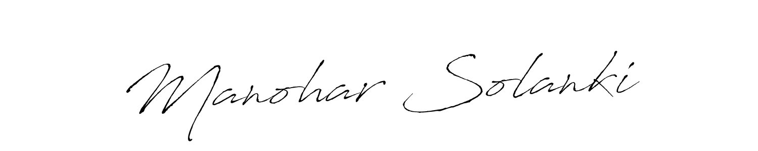 The best way (Antro_Vectra) to make a short signature is to pick only two or three words in your name. The name Manohar Solanki include a total of six letters. For converting this name. Manohar Solanki signature style 6 images and pictures png