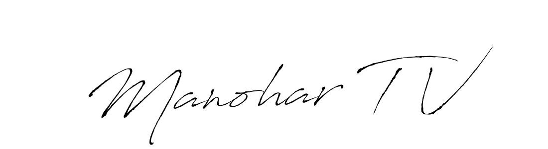 Also You can easily find your signature by using the search form. We will create Manohar T V name handwritten signature images for you free of cost using Antro_Vectra sign style. Manohar T V signature style 6 images and pictures png
