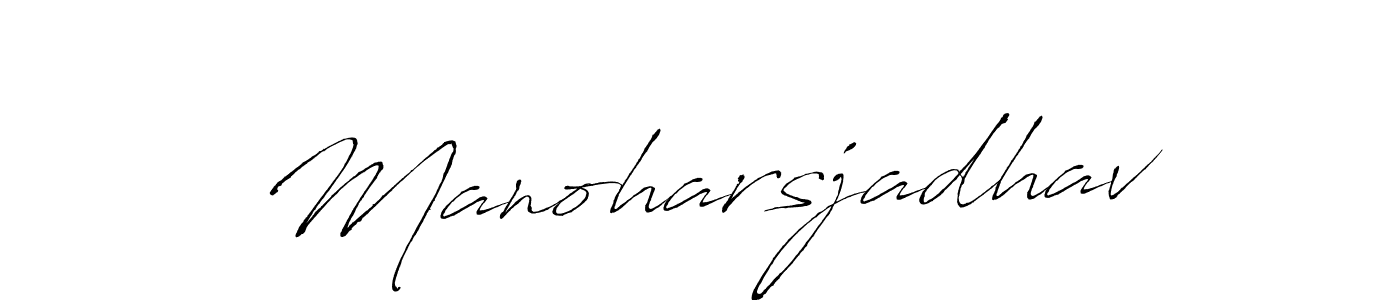 Also You can easily find your signature by using the search form. We will create Manoharsjadhav name handwritten signature images for you free of cost using Antro_Vectra sign style. Manoharsjadhav signature style 6 images and pictures png