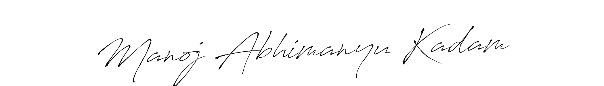 It looks lik you need a new signature style for name Manoj Abhimanyu Kadam. Design unique handwritten (Antro_Vectra) signature with our free signature maker in just a few clicks. Manoj Abhimanyu Kadam signature style 6 images and pictures png