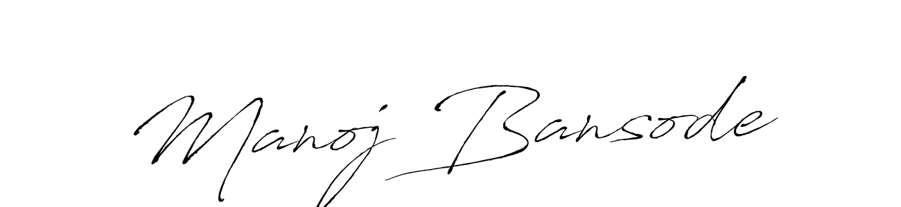 How to make Manoj Bansode signature? Antro_Vectra is a professional autograph style. Create handwritten signature for Manoj Bansode name. Manoj Bansode signature style 6 images and pictures png