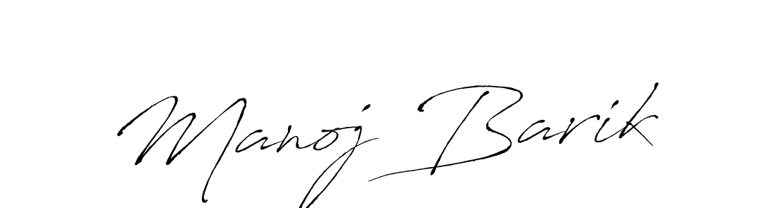 Manoj Barik stylish signature style. Best Handwritten Sign (Antro_Vectra) for my name. Handwritten Signature Collection Ideas for my name Manoj Barik. Manoj Barik signature style 6 images and pictures png