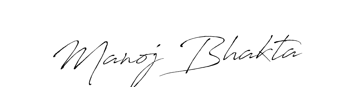 Also we have Manoj Bhakta name is the best signature style. Create professional handwritten signature collection using Antro_Vectra autograph style. Manoj Bhakta signature style 6 images and pictures png