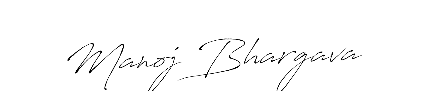 Design your own signature with our free online signature maker. With this signature software, you can create a handwritten (Antro_Vectra) signature for name Manoj Bhargava. Manoj Bhargava signature style 6 images and pictures png