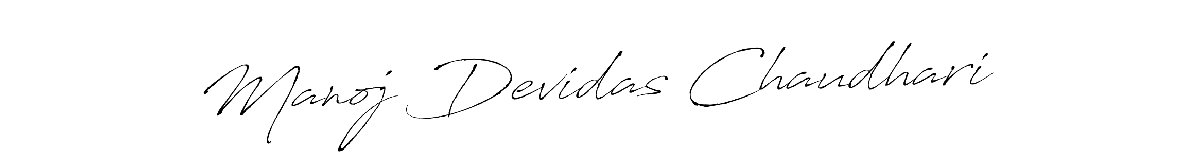 Also we have Manoj Devidas Chaudhari name is the best signature style. Create professional handwritten signature collection using Antro_Vectra autograph style. Manoj Devidas Chaudhari signature style 6 images and pictures png