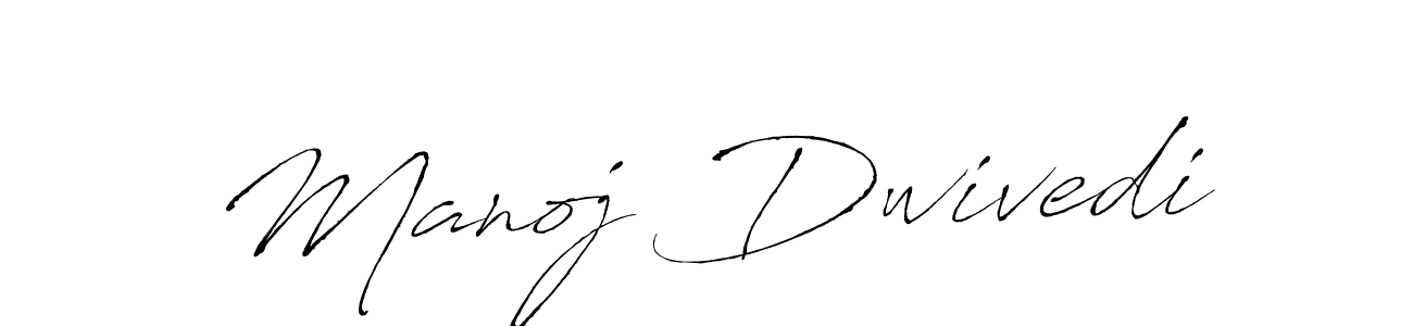 Make a beautiful signature design for name Manoj Dwivedi. With this signature (Antro_Vectra) style, you can create a handwritten signature for free. Manoj Dwivedi signature style 6 images and pictures png