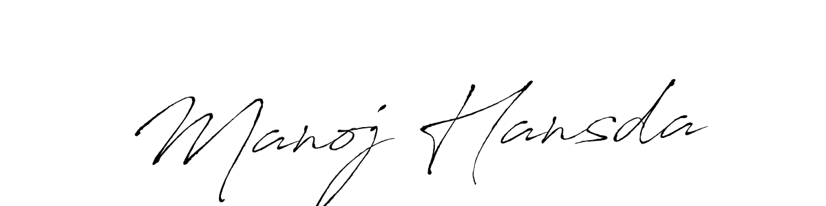 It looks lik you need a new signature style for name Manoj Hansda. Design unique handwritten (Antro_Vectra) signature with our free signature maker in just a few clicks. Manoj Hansda signature style 6 images and pictures png