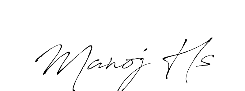 It looks lik you need a new signature style for name Manoj Hs. Design unique handwritten (Antro_Vectra) signature with our free signature maker in just a few clicks. Manoj Hs signature style 6 images and pictures png