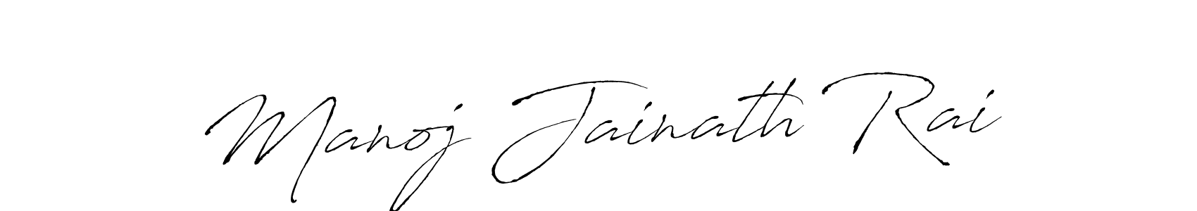 It looks lik you need a new signature style for name Manoj Jainath Rai. Design unique handwritten (Antro_Vectra) signature with our free signature maker in just a few clicks. Manoj Jainath Rai signature style 6 images and pictures png