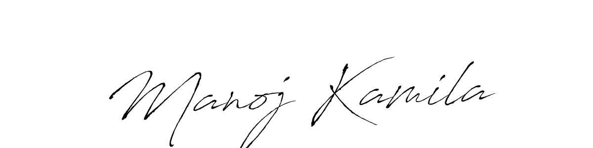 How to make Manoj Kamila signature? Antro_Vectra is a professional autograph style. Create handwritten signature for Manoj Kamila name. Manoj Kamila signature style 6 images and pictures png
