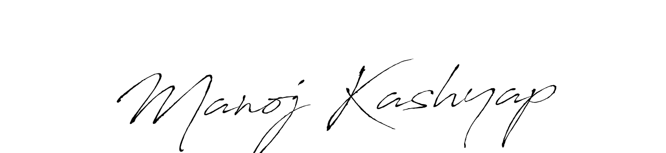 Manoj Kashyap stylish signature style. Best Handwritten Sign (Antro_Vectra) for my name. Handwritten Signature Collection Ideas for my name Manoj Kashyap. Manoj Kashyap signature style 6 images and pictures png