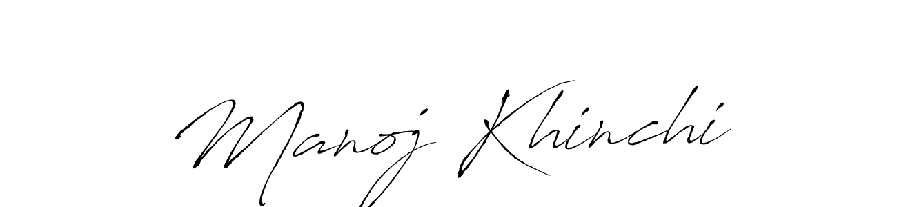 Once you've used our free online signature maker to create your best signature Antro_Vectra style, it's time to enjoy all of the benefits that Manoj Khinchi name signing documents. Manoj Khinchi signature style 6 images and pictures png