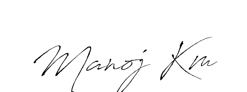 You should practise on your own different ways (Antro_Vectra) to write your name (Manoj Km) in signature. don't let someone else do it for you. Manoj Km signature style 6 images and pictures png