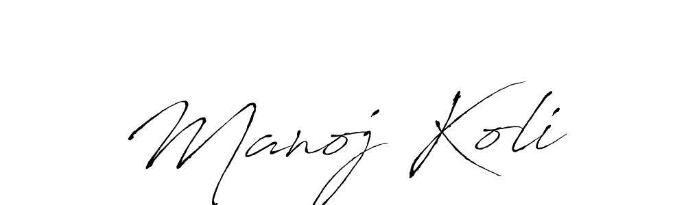 Make a beautiful signature design for name Manoj Koli. Use this online signature maker to create a handwritten signature for free. Manoj Koli signature style 6 images and pictures png