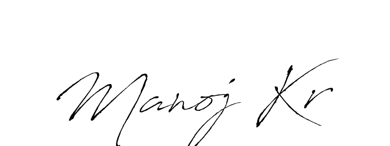 Use a signature maker to create a handwritten signature online. With this signature software, you can design (Antro_Vectra) your own signature for name Manoj Kr. Manoj Kr signature style 6 images and pictures png