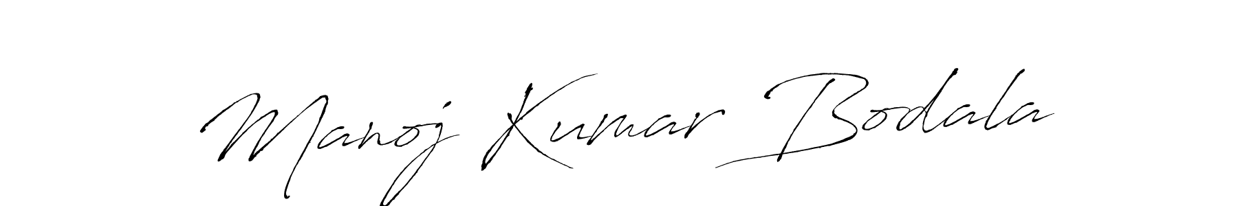 Create a beautiful signature design for name Manoj Kumar Bodala. With this signature (Antro_Vectra) fonts, you can make a handwritten signature for free. Manoj Kumar Bodala signature style 6 images and pictures png